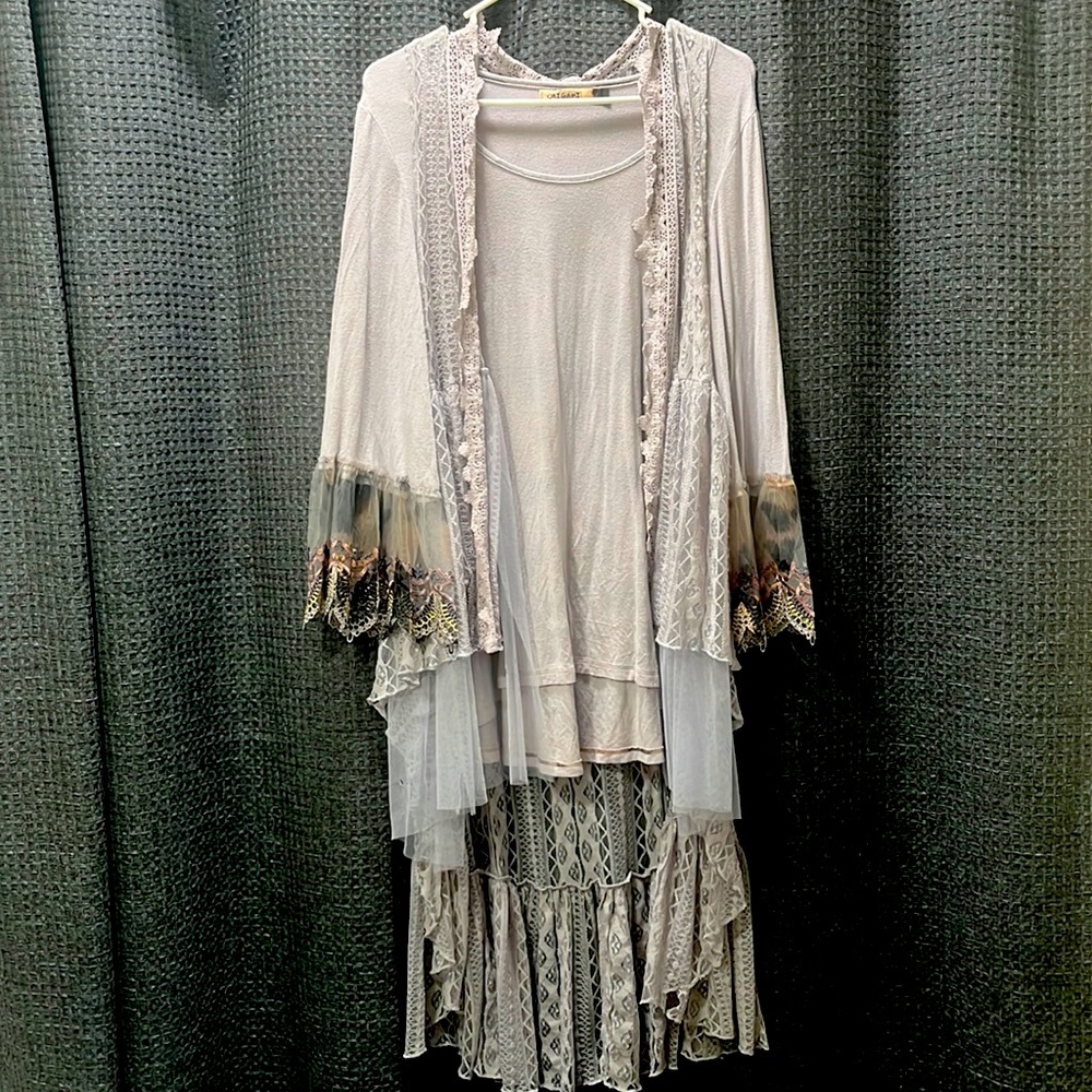 Origami Lace Top